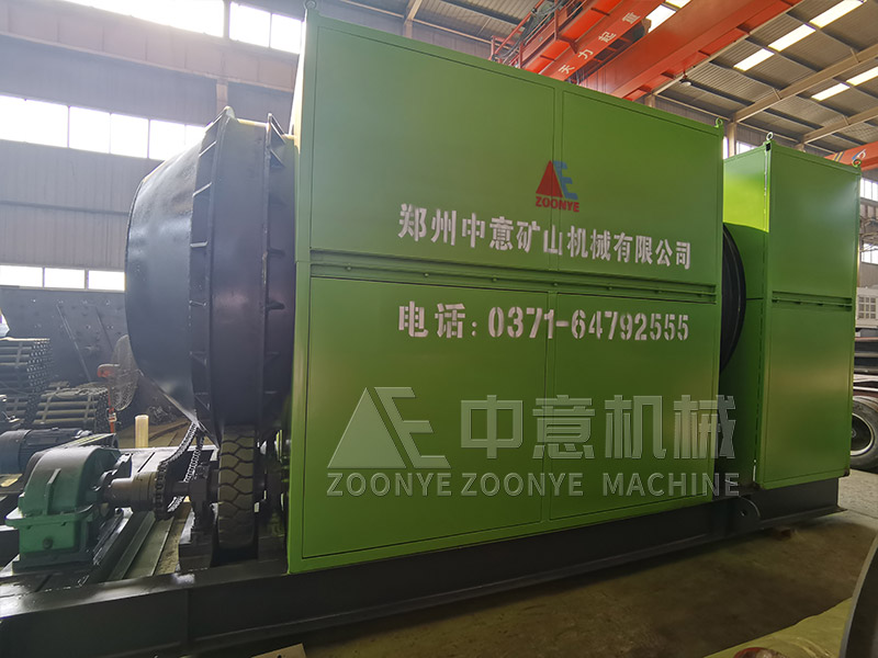 拆除垃圾制砂設(shè)備滾筒篩實地工廠圖片